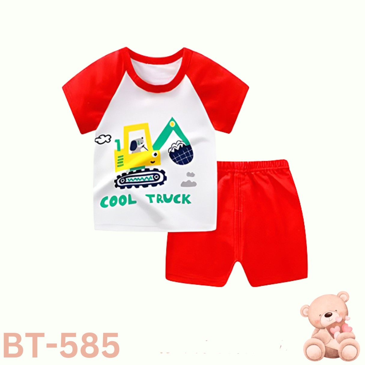 Baby short sleeve t-shirt set
