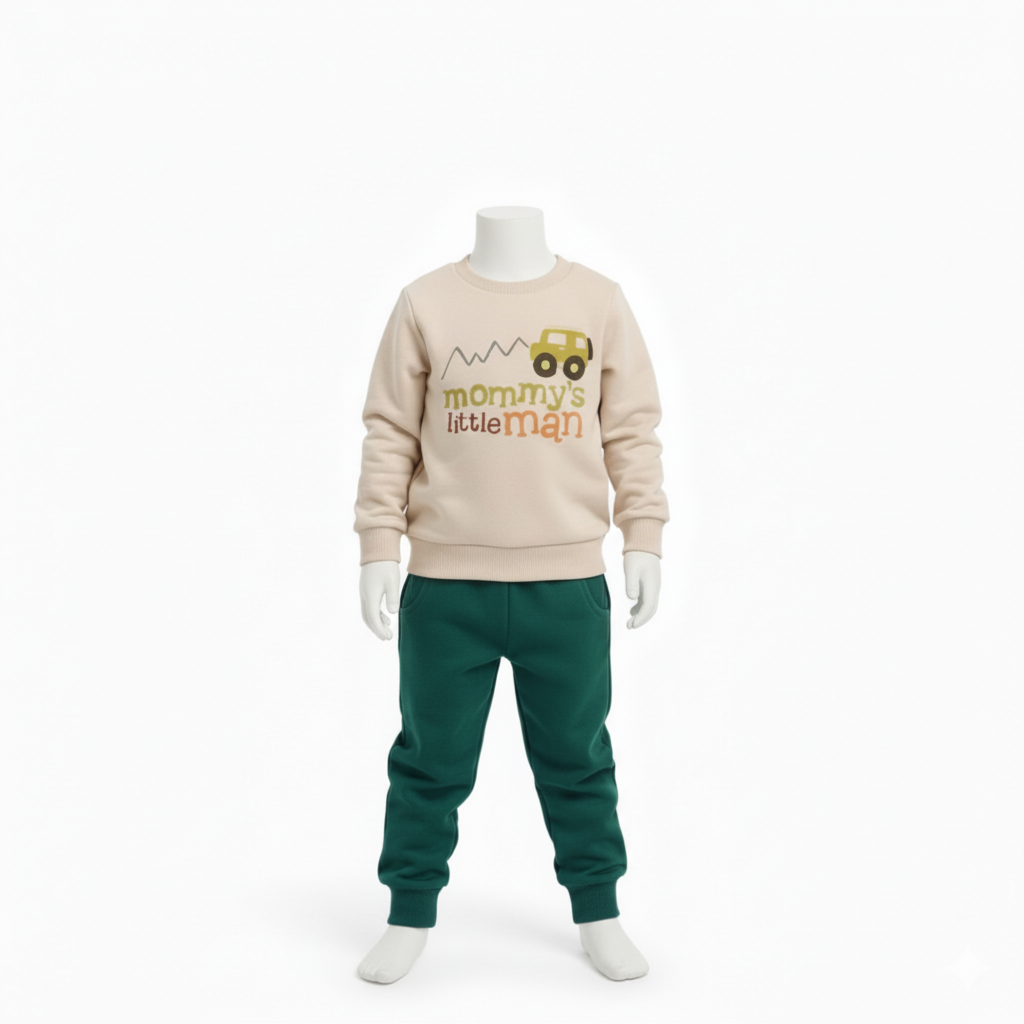 Little man Winter Premium Sweatshirt and Joggers