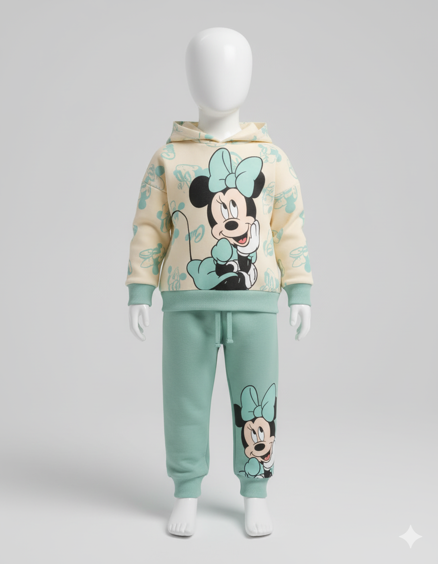 Paste Mickey Mouse Winter Premium Hoodie and Joggers