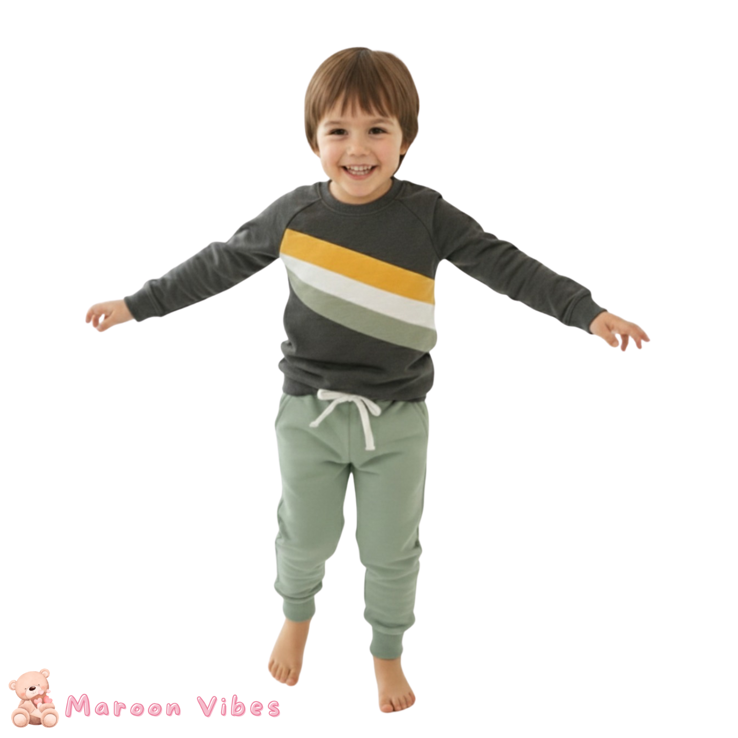 Cut & Sew Winter Premium Hoodie and Joggers