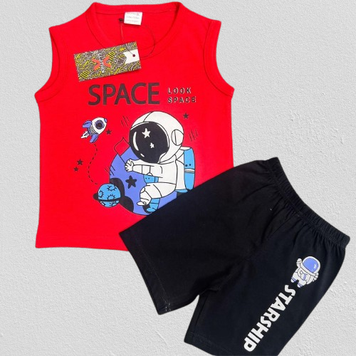 Baby Sleeveless T-Shirt Set