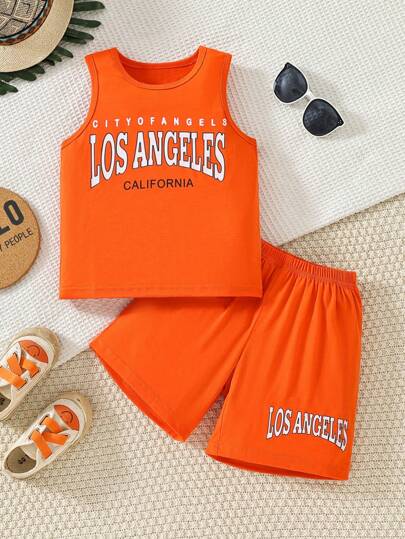 Baby Sleeveless T-Shirt Set