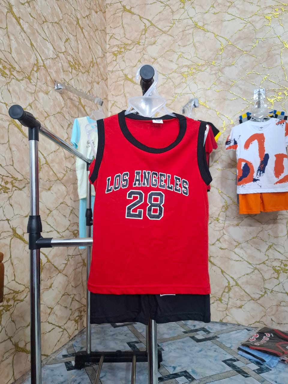 Baby sleeveless t-shirt set