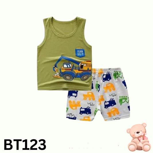 Baby  Sleeveless T-Shirt Set