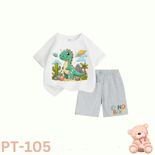 Baby short sleeve t-shirt and 3quater pant set Premium.