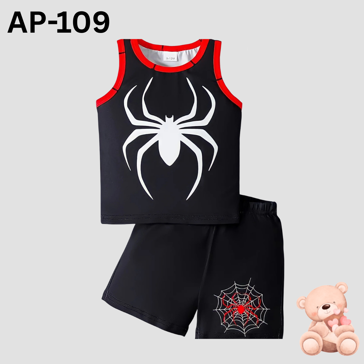 Spider Baby Sleeveless T-Shirt Set