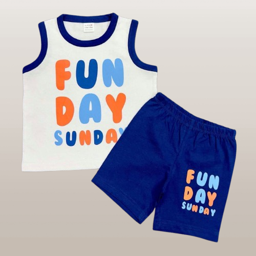 Baby Sleeveless T-Shirt Set